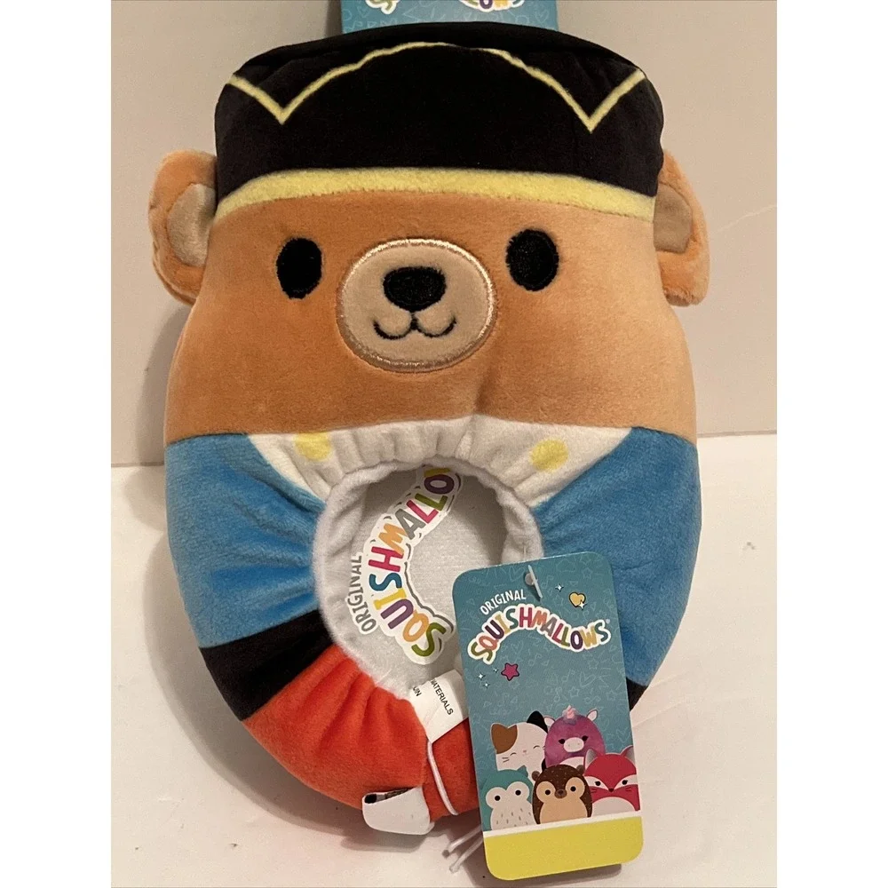 Squishmallow Nutcracker Bear‎ Holiday Slippers Kids Size 11-12 NEW Christmas A32